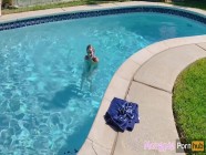 Neighbor Caught Skinny Dipping In My Pool | PORR.XXX