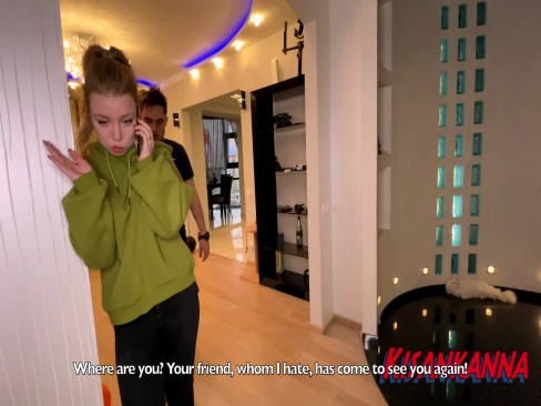 Treason! Talking to husband on the phone with sperm on her face | AMATORPORR.COM