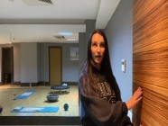 Brunette with juicy ass doing fitness with lovense lush in pussy (lovense control) | PORR.XXX