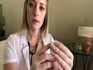 Sexy ASMR Nurse with sexy boobs and stethoscope | PORR.XXX