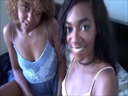 Two Kinky Amateur Ebony Girls From FuckInYourCity. COM Sharing Lucky Cock