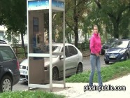 Crazy Czech girls are peeing in the middle of the city and get caught | Barbarianporno.com