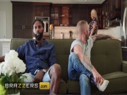 Brazzers - Big Booty Wife Moriah Mills Fucks Her Husbands Friend