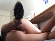 Small girls fucks a hair brush | PORR.XXX