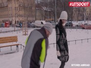 Bitches Abroad - Petite Italian Tourist Francesca DiCaprio Rides Huge Cock In Prague - LETSDOEIT