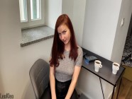 Public pickup: Redhead girl fucks for iPhone and gets creampie. LeoKleo