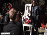 BurningAngel Marley Brinx Seduces A DILF Into Fucking Her During His Wife's Funeral