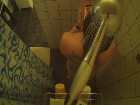 Spycam shower and two orgasms, top view (Teaser) at porn.se