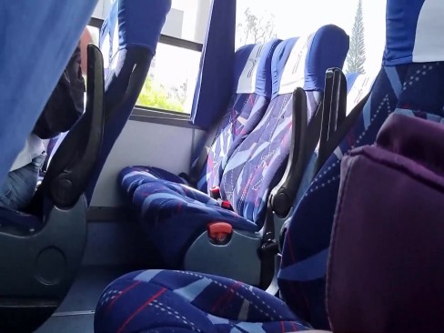 Bus passenger caught me teasing my body and he helps me squirt | YouPorr.com