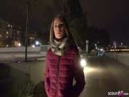 GERMAN SCOUT - Skinny Teen Veronica First Time Anal Sex at Street Casting
