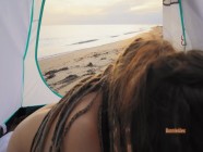 Real amateur couple have sex at Public Beach Hot Outdoor Creampie | PORR.XXX