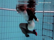 Salaka Ribkina naked in the pool | PORR.XXX