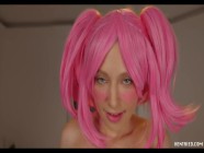 Hentaied - Talia Mint Inside pussy camera cumshot - cosplay hentai girl get full of cum - Creampie!