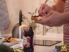 RIM4K. Teen girl takes mans strong dick in pussy and gives rimming | Barbarianporno.com