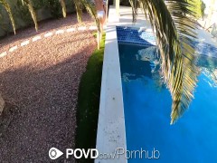 POVD Big Balls Drained After Sexy Pool Fun | PORR.XXX
