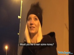 Public Agent Hot blonde fucks him for his cash offer | Barbarianporno.com