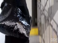 Naughty Babe goes with Stranger for Toilet Blowjob while shopping | PORR.XXX