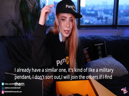500K! Pornhub gifts Unboxing and Oral Creampie! - MollyRedWolf | PorrHub.com