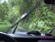 Beautiful Exotic Girl on a date to Hawaii sucks and fucks in car (roadside sex) Alexia Anders | Crocohub.com