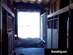 Canadian Cougar Shanda Fay Mounts Cock In Old Creepy Barn! | PORR.XXX