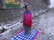 Naive brunette fuck stranger when freezing outdoor | PORR.XXX