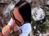 Let's walk with me in next time? Deep blowjob and outdoor fuck with PassionBunny | PORR.XXX