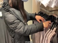 A blow job for dress right in a fitting room