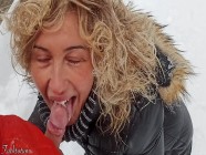 Intense Fucking Multiple Orgasm Creampie Real Sex Female Orgasm in a Ski Resort