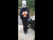 Flashing tits and cock in public, ends with a hand job.