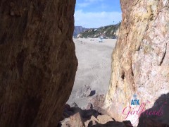 Coastal GFE Experience hanging with Alina West and touching/playing with her pussy on the beach and | PORR.XXX