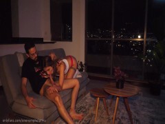 Nympho College Roommate came to chill but ended receiving a FACIAL THROATPIE!--ONENYMPHOLATINA VIP | Barbarianporno.com
